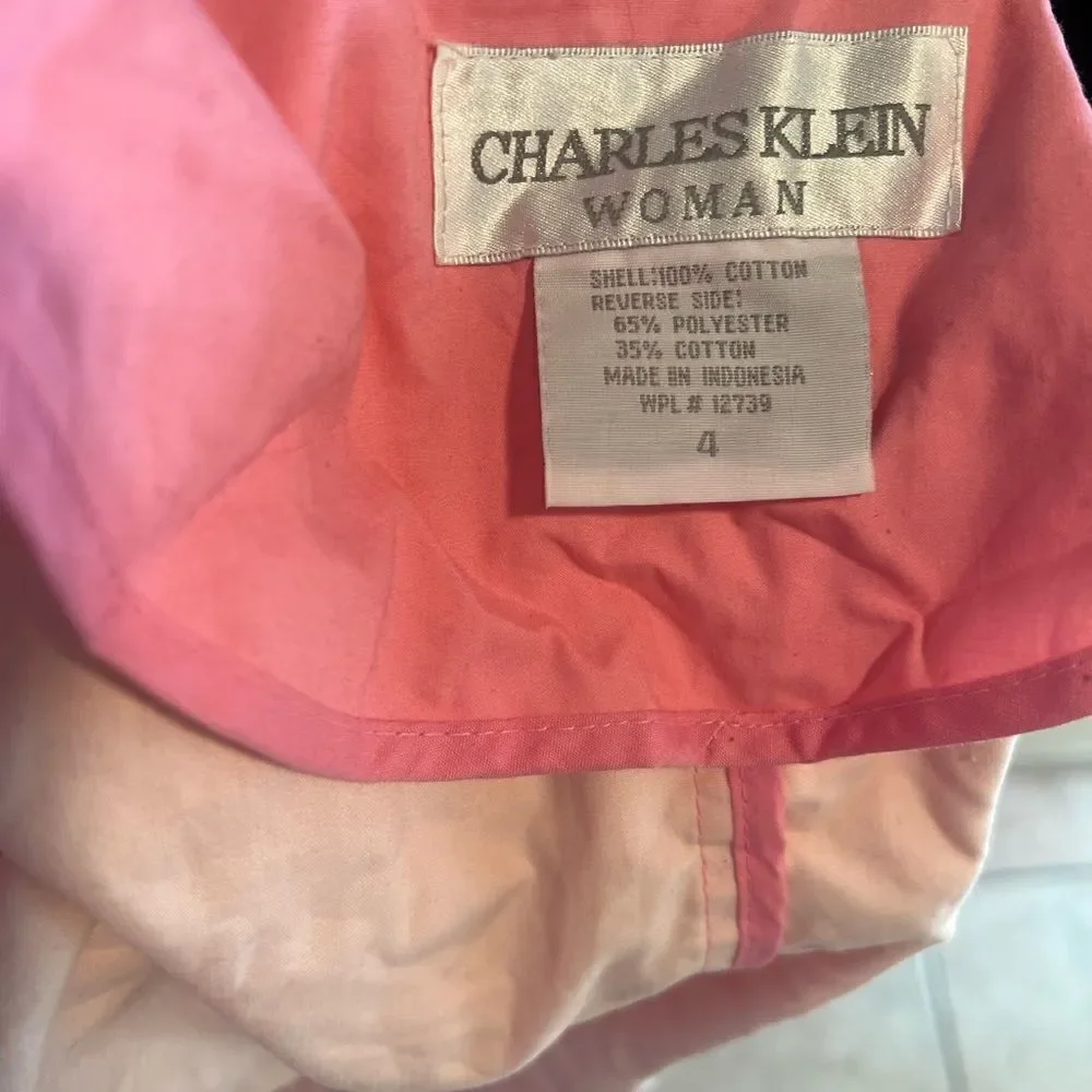 charles klein pink coat sexy trench coat lightweight jacket